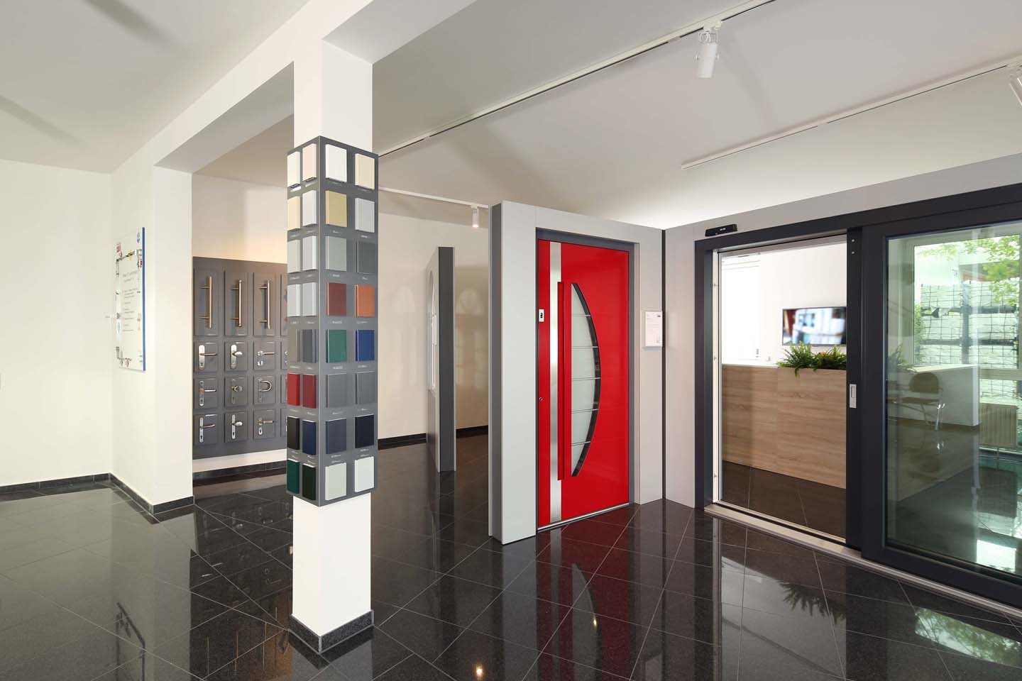 Schauraum für Schüco-Fenster und Türen