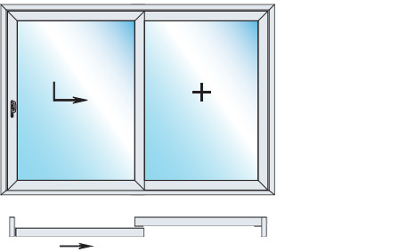 Glasfaserverstärkte Fensterleisten für Schiebetüren – Exel