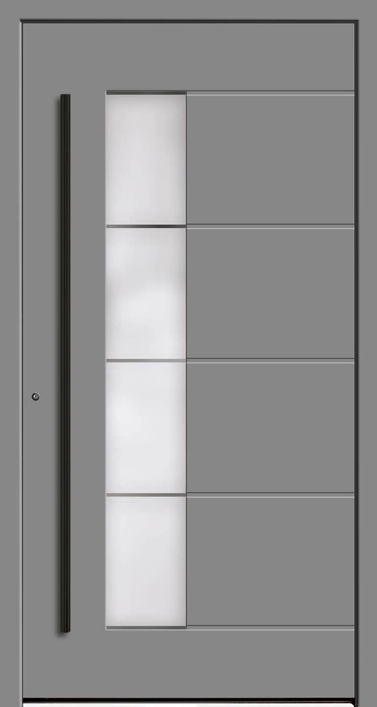 Rodenberg Haustür Graualuminium