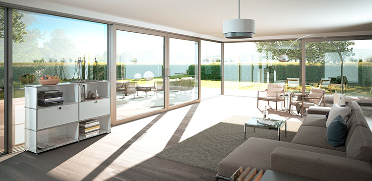 Slide77 Wohnhaus Ganzglasecke